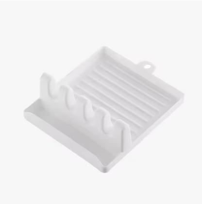 Support de Cuillère & Couvercle de Casserole | Organiseur de Comptoir Polyvalent & Facile à Nettoyer