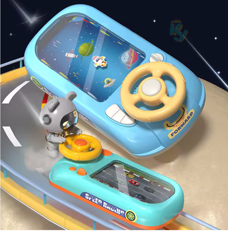 Volant Électronique Enfant | Jeu de Conduite Interactive avec Sons & Musique | Jouet de Simulation Ludique & Éducatif