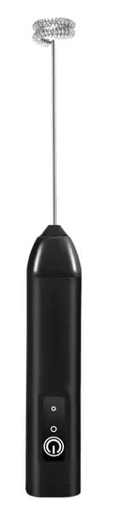 Mousseur à Lait Électrique Rechargeable USB Type-C | Inox pour Café & Cappuccino