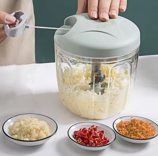 Hachoir Manuel Multifonction 500ML | Coupe-Ail, Oignons & Légumes