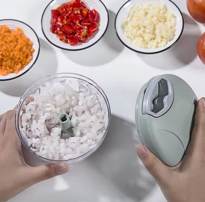 Hachoir Manuel Multifonction 500ML | Coupe-Ail, Oignons & Légumes