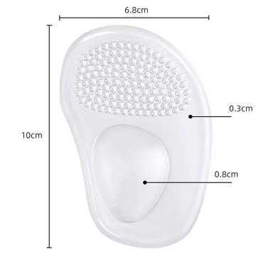 Coussinets Avant-Pied en Silicone | Confort & Soulagement de la Douleur