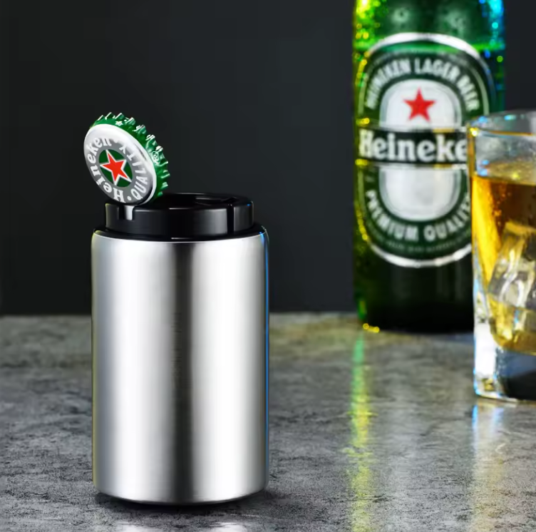 Ouvre-Bouteille Automatique en Acier Inoxydable | Gadget de Cuisine Pratique & Élégant