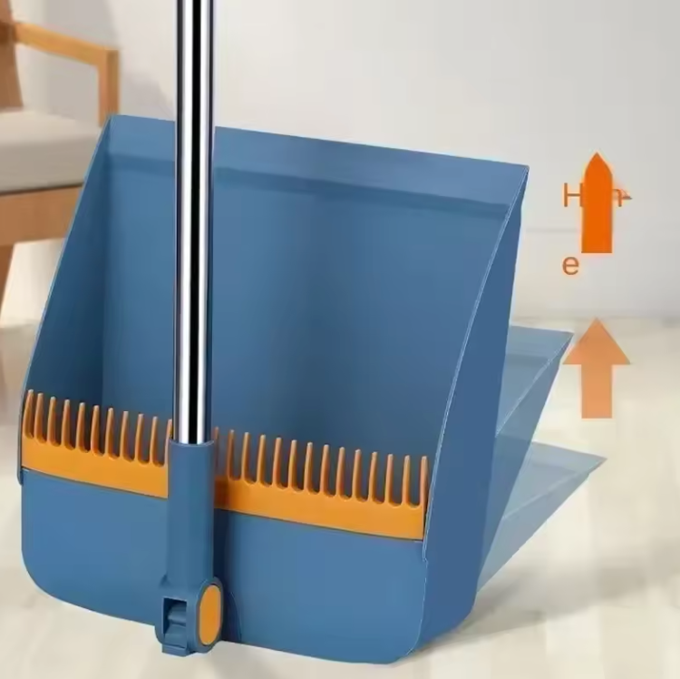 Ensemble Balai & Pelle à Poussière | Pliable, Ergonomique & Anti-Poussière