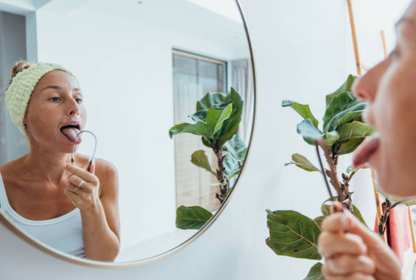 Kit Grattoir à Langue en Acier Inoxydable | Hygiène Buccale & Haleine Fraîche