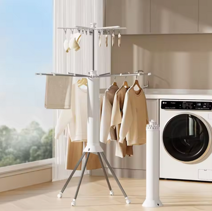 Étendoir à Linge Pliable Type Poulpe | Support Rotatif 3D & Compact