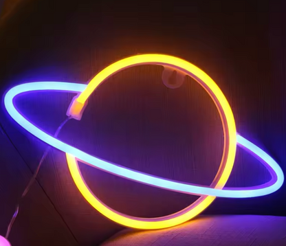 Lampe Néon Décorative LED | USB & Piles – Ambiance Fête, Chambre ou Cadeau