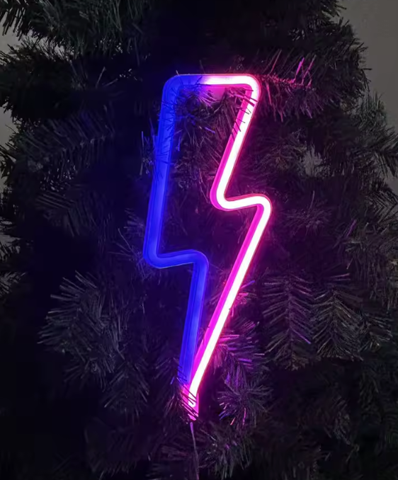 Lampe Néon Décorative LED | USB & Piles – Ambiance Fête, Chambre ou Cadeau