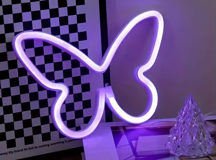 Lampe Néon Décorative LED | USB & Piles – Ambiance Fête, Chambre ou Cadeau