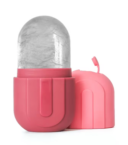 Rouleau de Glace pour le Visage & les Yeux | Masseur Réutilisable en Silicone – Soin Raffermissant & Rafraîchissant