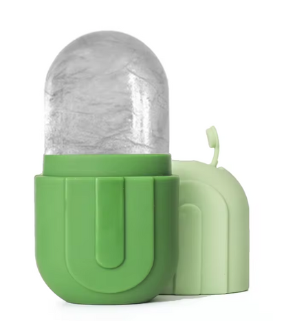 Rouleau de Glace pour le Visage & les Yeux | Masseur Réutilisable en Silicone – Soin Raffermissant & Rafraîchissant