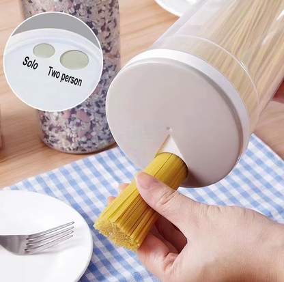 Boîte de Rangement Hermétique Pâtes & Céréales | Récipient Divisé | Doseur