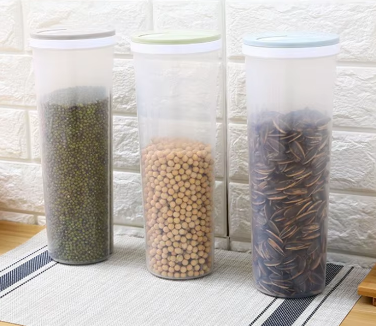 Boîte de Rangement Hermétique Pâtes & Céréales | Récipient Divisé | Doseur