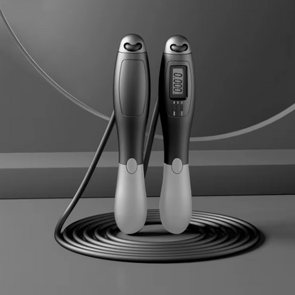 Corde à Sauter avec Compteur Intégré | Réglable & Antidérapante | Entraînement Fitness, Crossfit & Cardio à Domicile