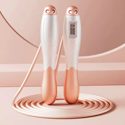 Corde à Sauter avec Compteur Intégré | Réglable & Antidérapante | Entraînement Fitness, Crossfit & Cardio à Domicile