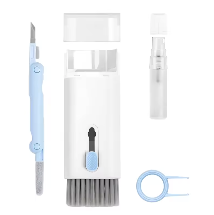 Kit de Nettoyage Électronique 7 en 1 | Nettoyeur pour Clavier, Ordinateur, Téléphone & Écouteurs