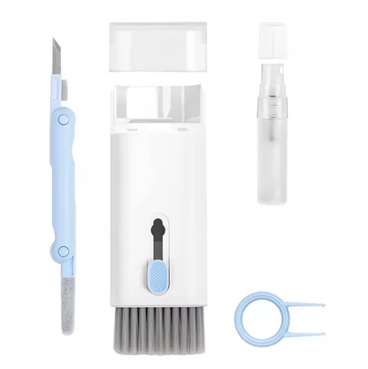 Kit de Nettoyage Électronique 7 en 1 | Nettoyeur pour Clavier, Ordinateur, Téléphone & Écouteurs
