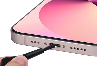 Autocollant Anti-Poussière Universel Haut-Parleur Téléphone | Protection Port de Chargement & Kit de Nettoyage