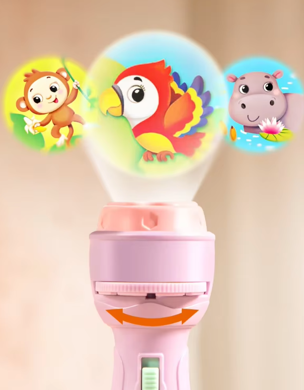 Lampe Torche Projecteur pour Bébé | 80 Images – 10 Thèmes Éducatifs
