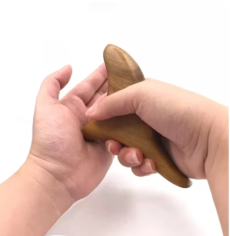 Gua Sha en Bois | Outil de Massage | Drainage Lymphatique & Thérapie Naturelle du Corps