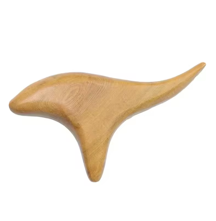 Gua Sha en Bois | Outil de Massage | Drainage Lymphatique & Thérapie Naturelle du Corps