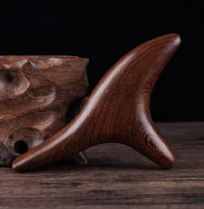 Gua Sha en Bois | Outil de Massage | Drainage Lymphatique & Thérapie Naturelle du Corps