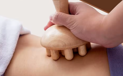 Masseur en Bois en Forme de Champignon | Anti-Cellulite & Drainage Lymphatique Naturel