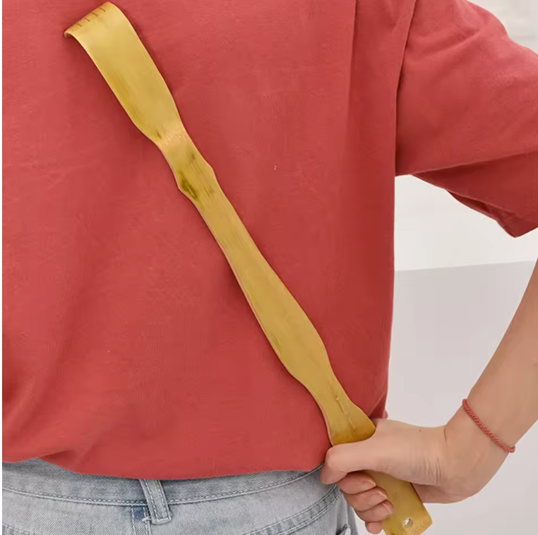 Grattoir de Dos en Bambou Naturel | Massage & Soulagement des Démangeaisons