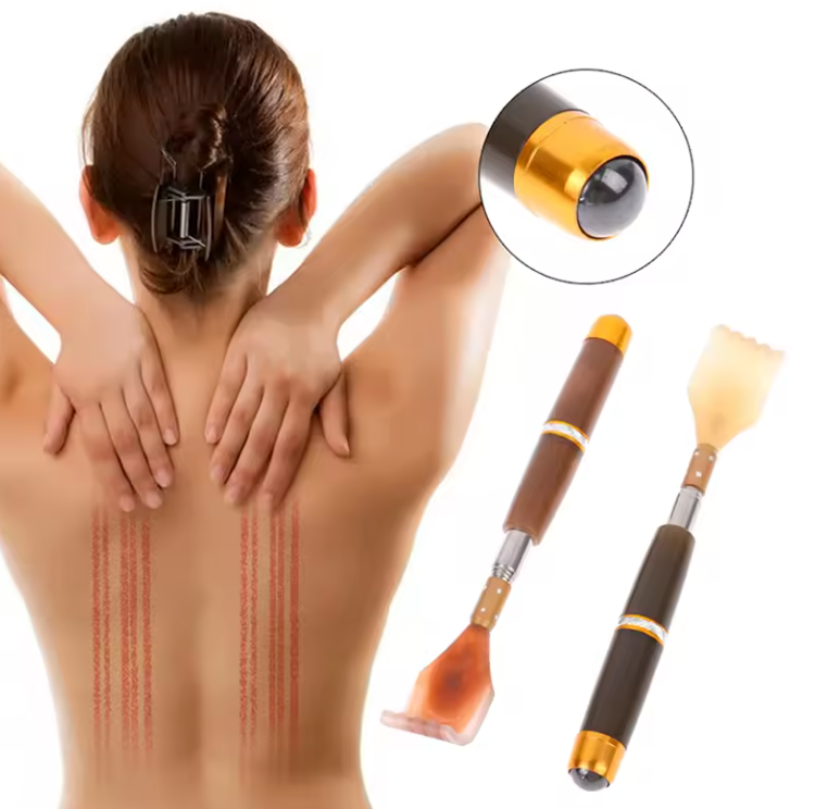Grattoir de Dos Télescopique à Boules Magnétiques | Massage & Relaxation Portable