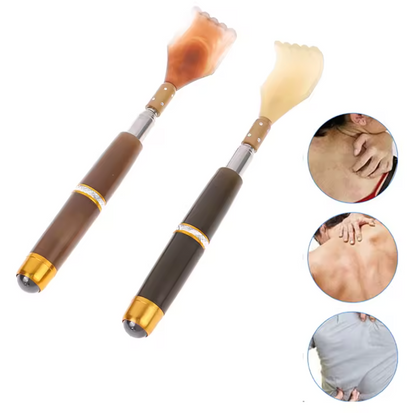 Grattoir de Dos Télescopique à Boules Magnétiques | Massage & Relaxation Portable