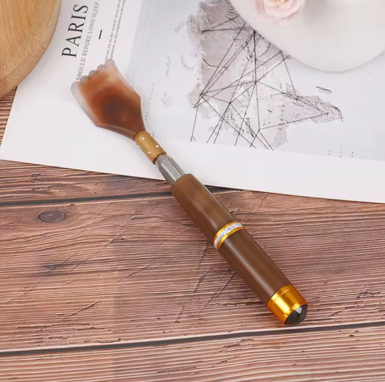 Grattoir de Dos Télescopique à Boules Magnétiques | Massage & Relaxation Portable