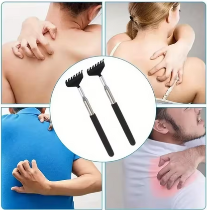 Grattoir de Dos Télescopique en Métal | Extensible & Portable