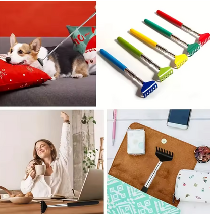 Grattoir de Dos Télescopique en Métal | Extensible & Portable