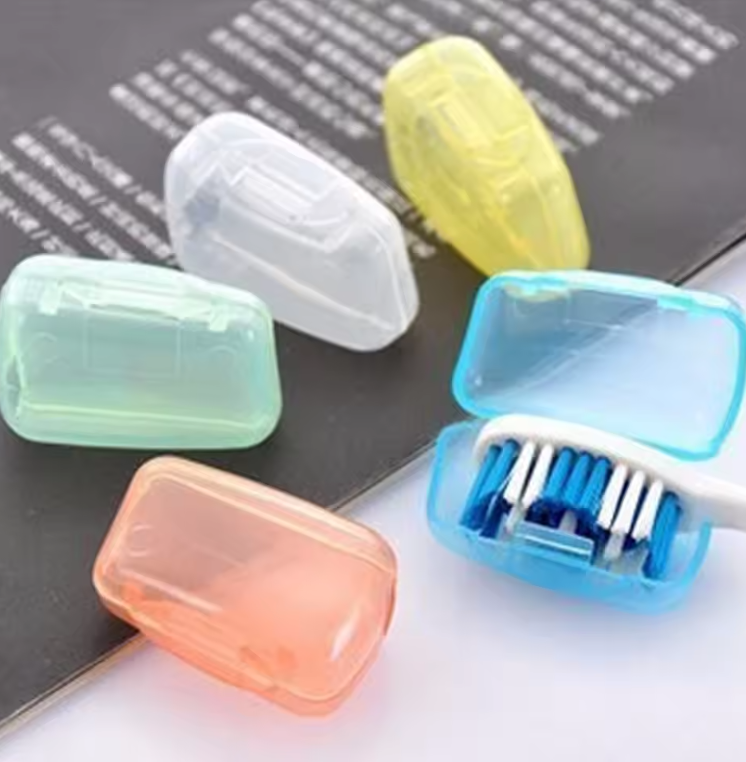 Lot de 5 Étuis Porte-Brosse à Dents Portables | Hygiène & Protection en Voyage