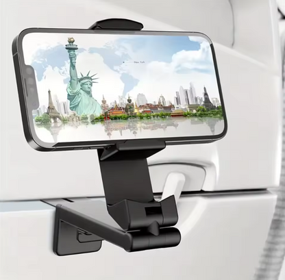 Support de Téléphone pour Avion | Pliable, Rotatif & Universel
