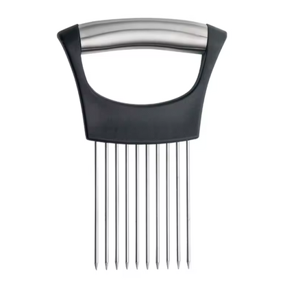 Support de Coupe d’Oignon en Acier Inoxydable | Trancheur Précis & Hygiénique