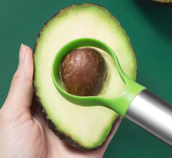 Couteau à Avocat 2-en-1 | Dénoyaute & Tranche Facilement