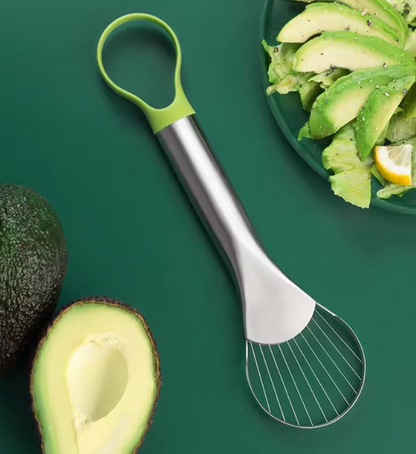 Couteau à Avocat 2-en-1 | Dénoyaute & Tranche Facilement