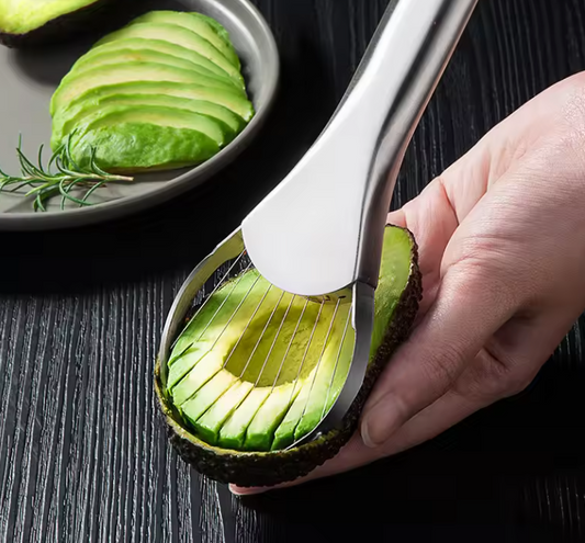 Couteau à Avocat 2-en-1 | Dénoyaute & Tranche Facilement