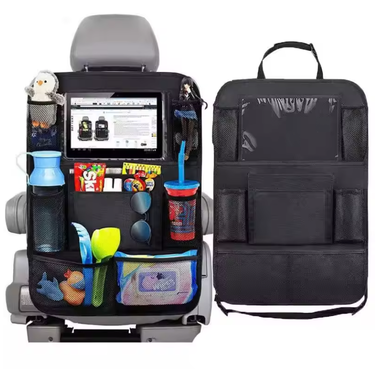 Organisateur de Siège Arrière avec Support Tablette | Rangement Voiture Enfant & Protection de Siège