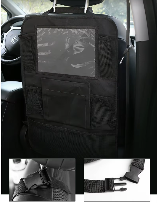 Organisateur de Siège Arrière avec Support Tablette | Rangement Voiture Enfant & Protection de Siège