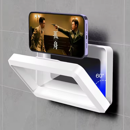 Support de Téléphone Étanche 360° pour Douche & Salle de Bain | Écran Tactile Anti-Buée