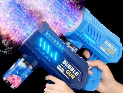 Pistolet à Bulles Spatial Automatique | Machine à Bulles Enfant avec Lumière LED