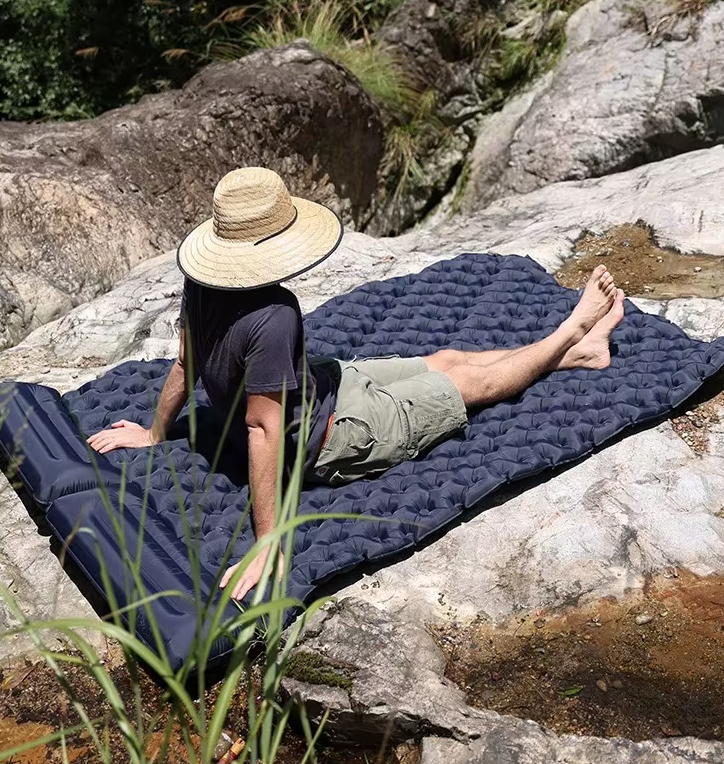 Matelas Gonflable Double Ultraléger | Couchage XXL pour Camping, Voiture & Randonnée