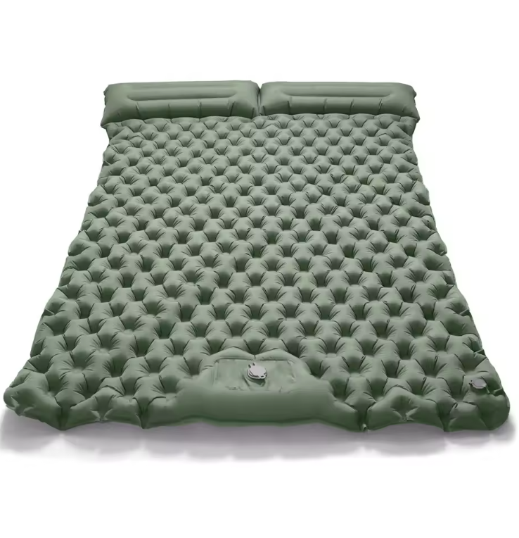 Matelas Gonflable Double Ultraléger | Couchage XXL pour Camping, Voiture & Randonnée