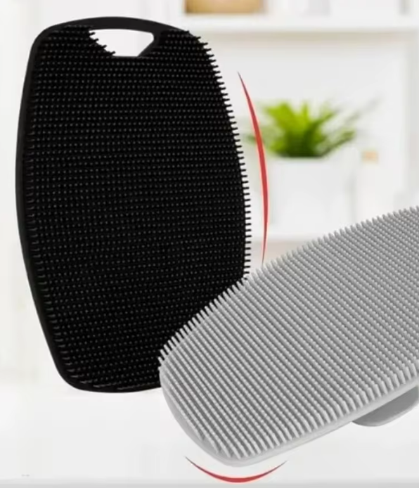 Brosse de Bain en Silicone Doux | Hygiénique & Massage Relaxant Corps