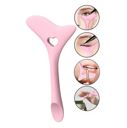 Pochoir Eye-Liner Multifonction en Silicone | Maquillage Précis & Rapide