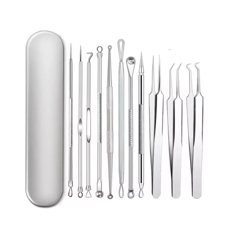 Kit Extracteur de Points Noirs & Boutons  | 11 Pièces
