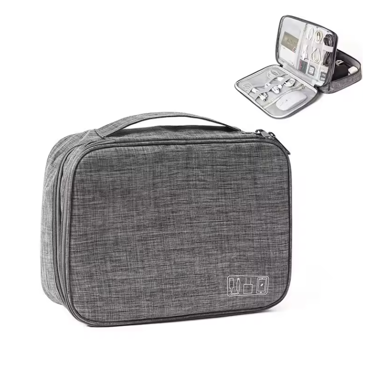 Sac de Rangement de Câbles Étanche | Organisateur d’Accessoires Électroniques & de Voyage