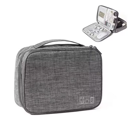 Sac de Rangement de Câbles Étanche | Organisateur d’Accessoires Électroniques & de Voyage